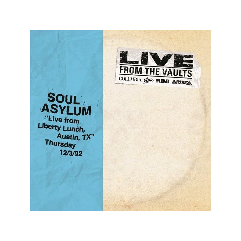 Soul Asylum ‎– Live from Liberty Lunch, TX Thursday 12/3/92 2 Lp Double Vinyl Limited Edition RSD 2018