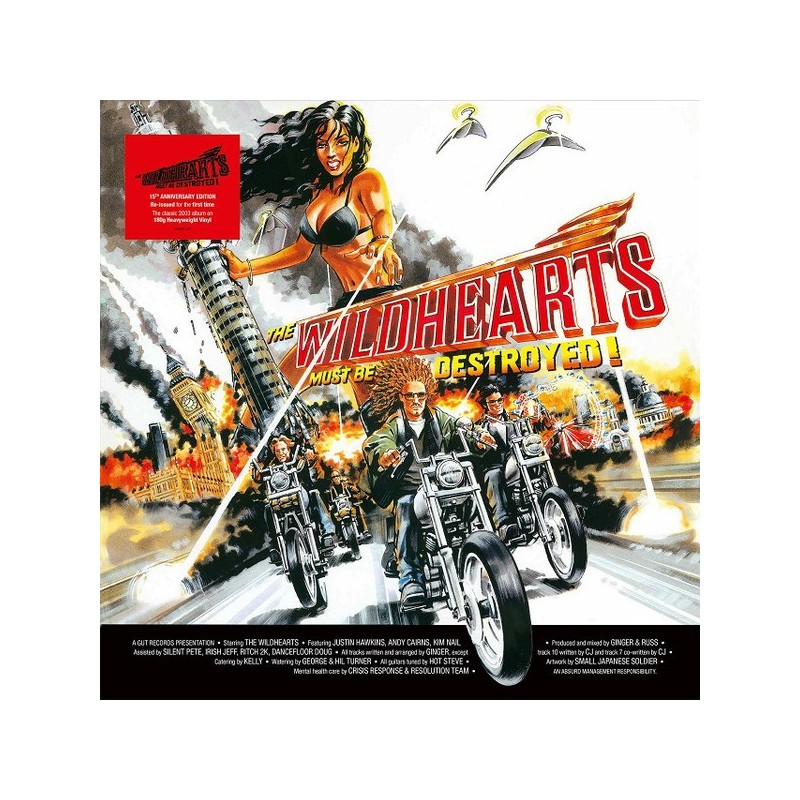 The Wildhearts ‎– The Wildhearts Must Be Destroyed Lp Vinilo Reedición 2018