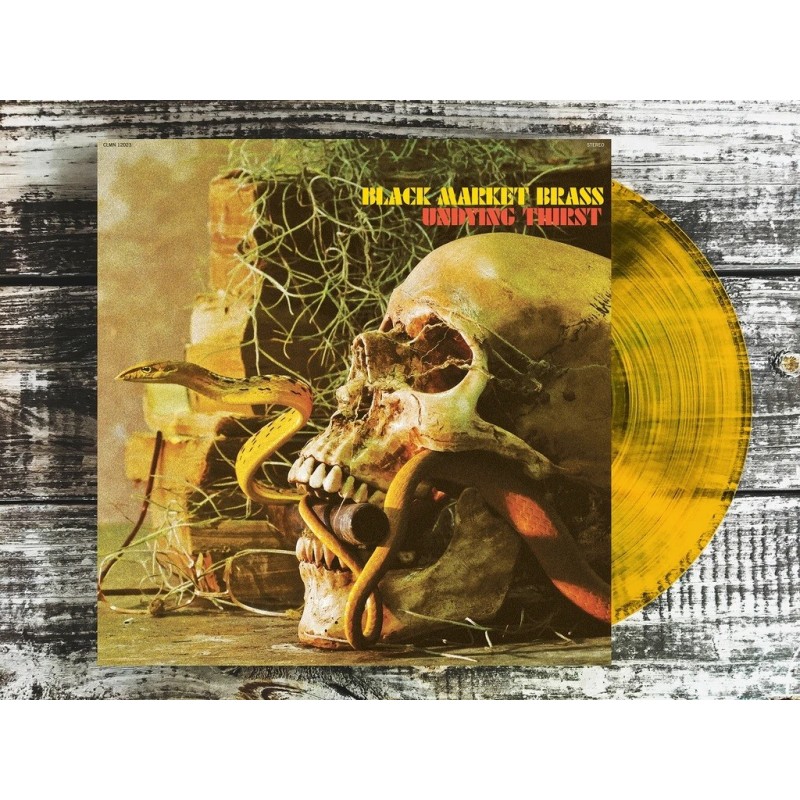 Black Market Brass - Undying Thirst Lp Color Vinyl Gatefold Sleeve (Tip-ON) Colemine Records Pre Order